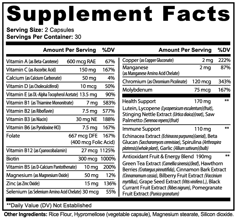 Vitality - Complete Multivitamin